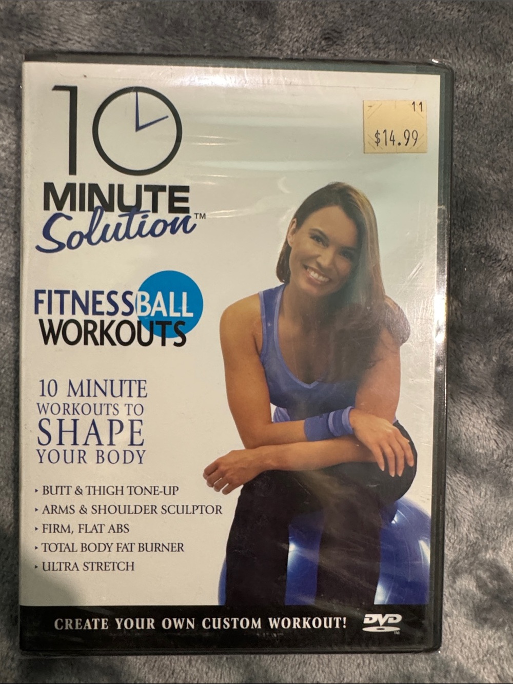 10 Minute Solution Fitness Ball Workouts - Blue